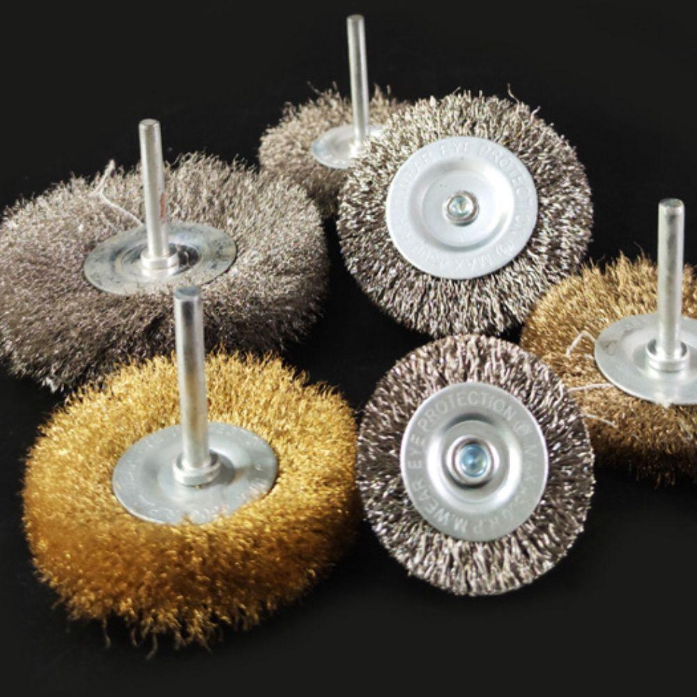Stainless Steel Stainless Steel Wire Wheel Brush Corrosion Wood Polishing Wire Brush for Drill Paint Removal Rust Removal