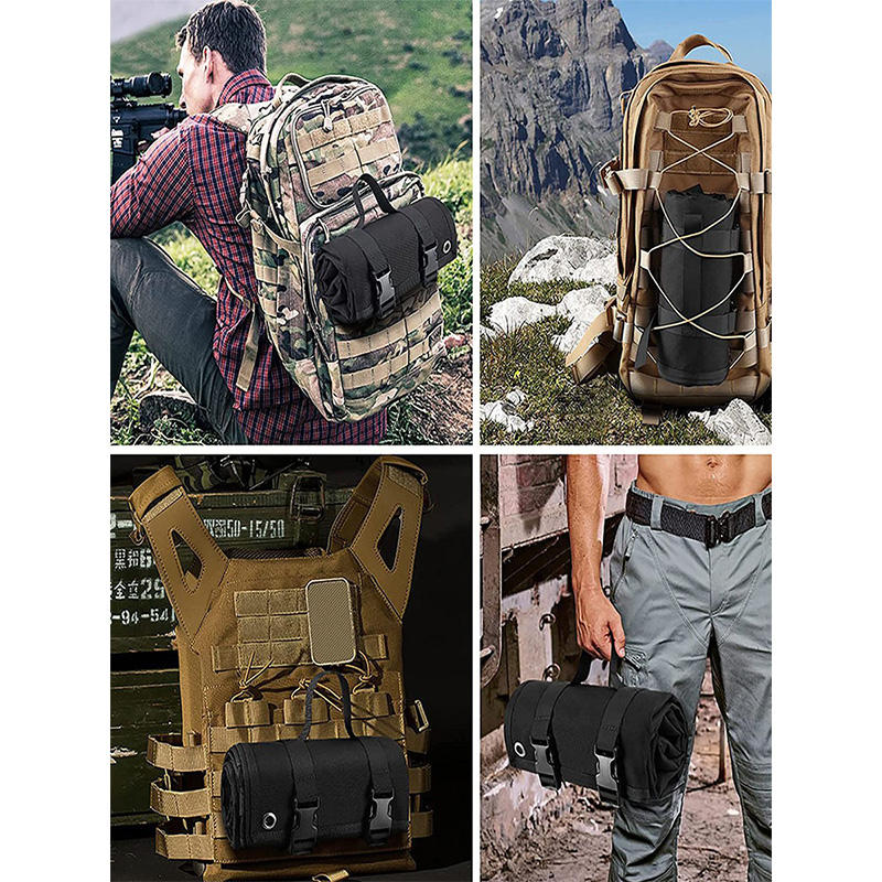 Outdoor Tactical Waterproof PVC Camping Mat Mattress Foldable 4 Seasons Portable Square 900D Thickness