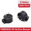 10pcs/lot TMB9650 Buzzer 3V 5V Active Buzzer 2700Hz Magnetic Long Continous Beep Tone 9650 9.6 * 5MM 5MM Pitch(10pcs TMB9650-5V)