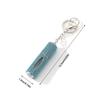 Exquisite Bottom Refillable Keychain Bottle 5ml Crystal Key Ring Atomizer Rhinestone Portable Spray Bottle For Travel