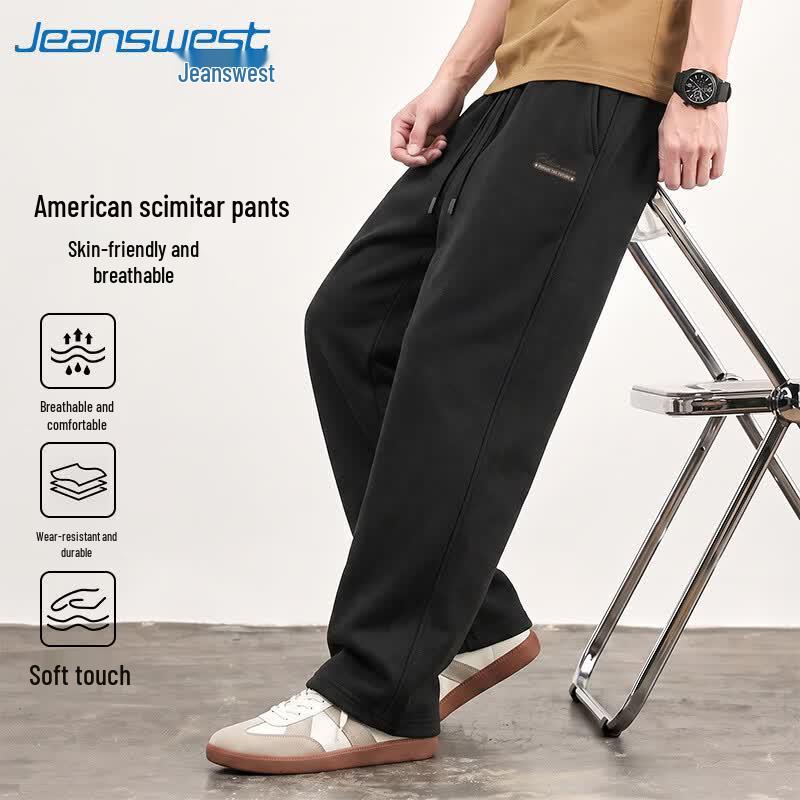 Jeanswest Men s 2026 Oversize American Style Loose Curved Casual Pants 2XL