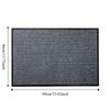 Rectangular Entrance Mat Non-Slip Welcome Mat Kitchen Carpet Stripe Groove Door Mat  Household