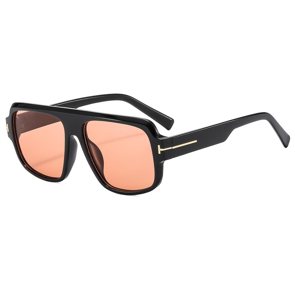 Fashion Men Square Sunglasses With Uv400 Protection For Outdoor Travel And Parties