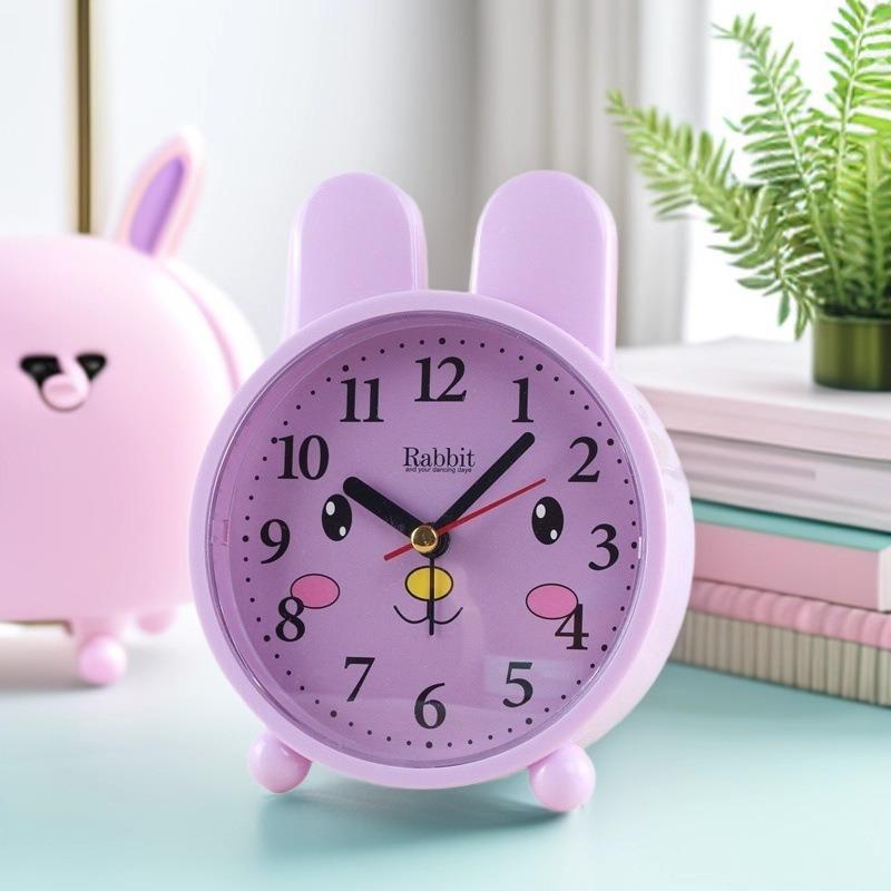 Fashion silent alarm clock student dormitory small alarm clock children's bedroom desktop clock cartoon