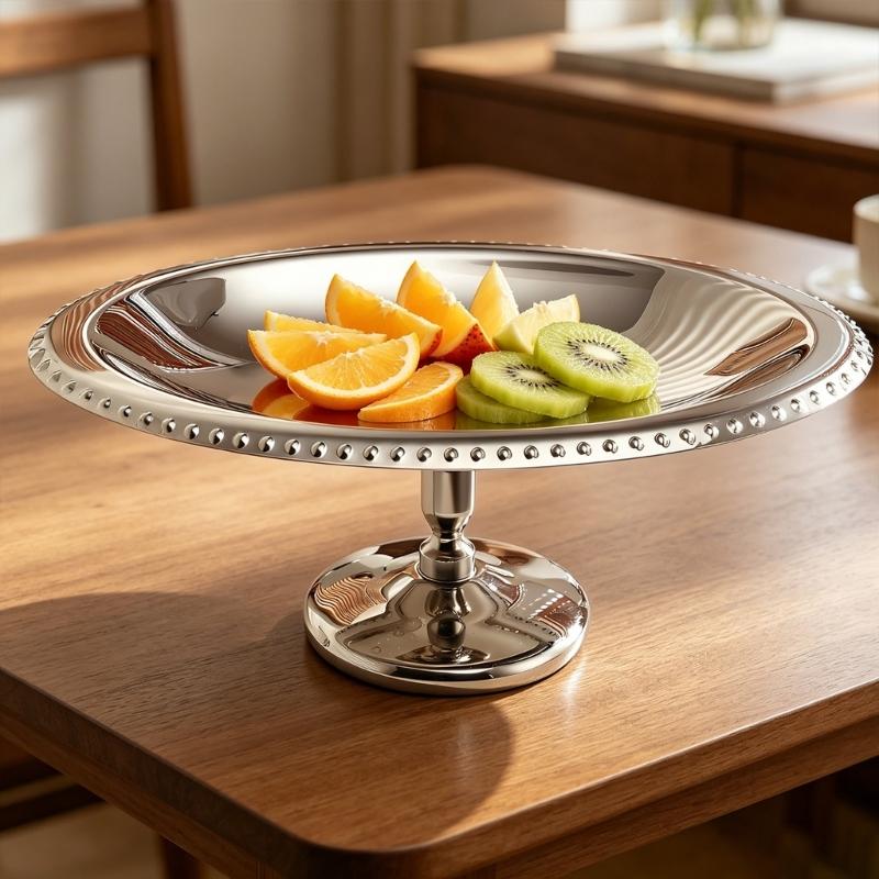 Practical Ice Cream Cup Premium Stainless Steel High Footed Dessert Bowl For Sundaes And Elegant Dining