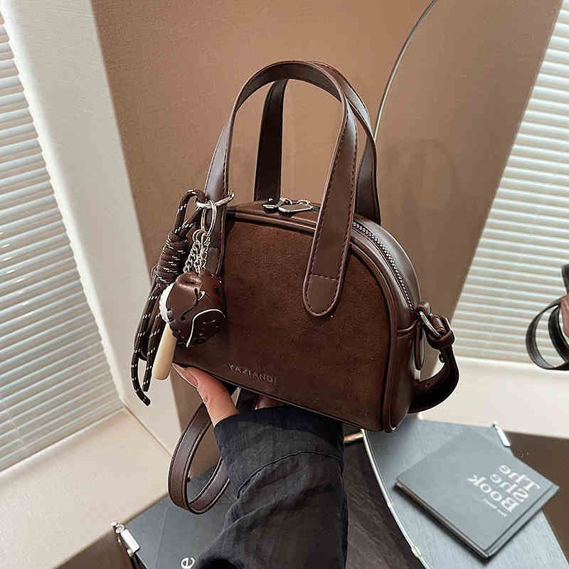 

Мини-сумки через плечо из искусственной замши для женщин, классические сумки на молнии для поездок на работу, нежные сумки для телефона