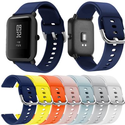 Wrist Silicone Strap for Xiaomi Huami Amazfit Bip Youth Watch High Quality Silicone Replacement Watch Band Straps Wristband Accessories