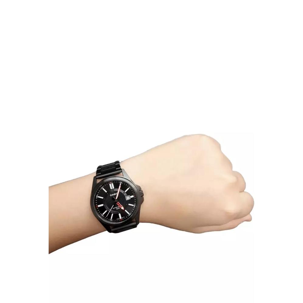 Casio Standard Series 50M Waterproof Quartz Movement Stainless Steel Strap Watch Men watches Black MTP-E700B-1EV