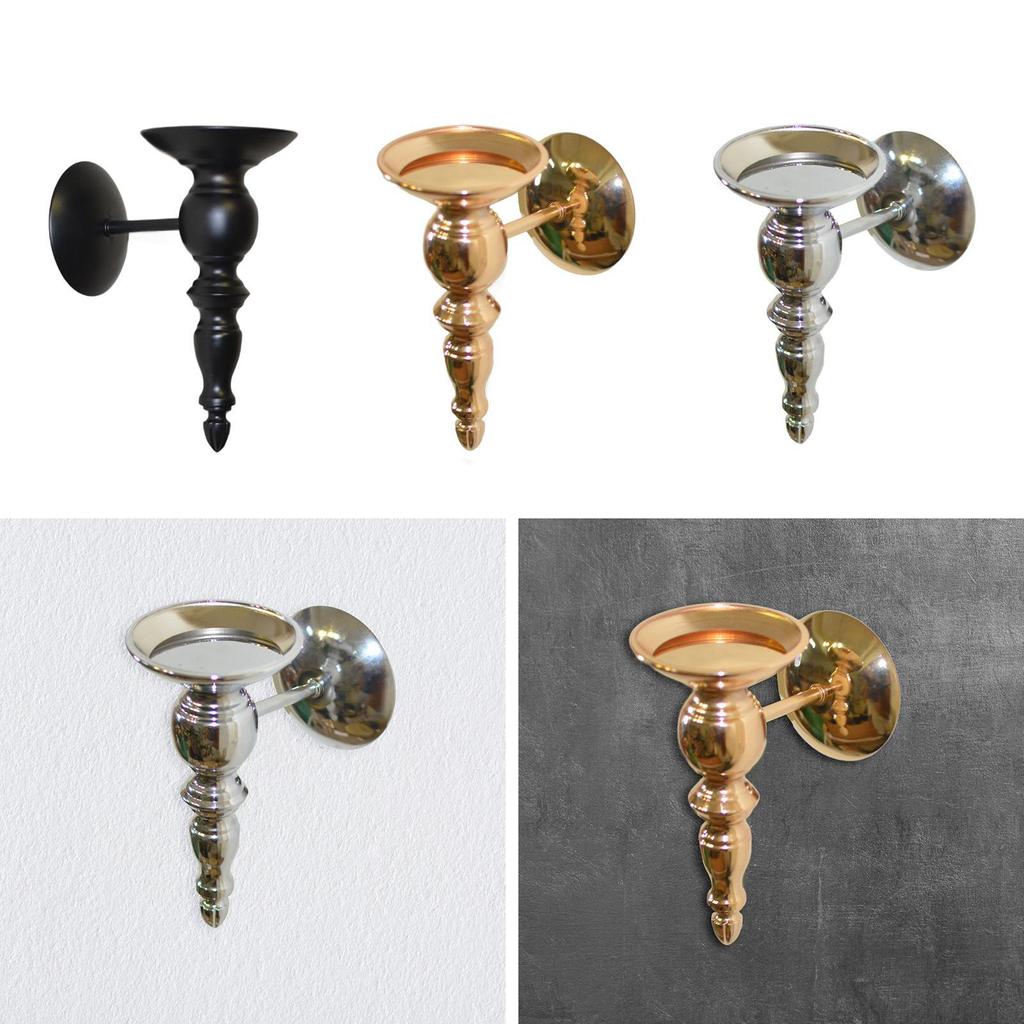 Wall Sconce Candle Holder for Pillars Decorative Tea Light Candle Holder Home Decor for Weddings Porch Bedroom Pathway Office