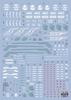 Decals for MS Detail Up MG Aegis Fluorescent!! Water-slide HG, RG, MG, PG, RE, HiRM, Robot, (for 1/100 GAT-X303 Gundam)