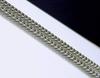 Pure Titanium Curb Chain Bracelet 5mm (17cm, Width) (Unisex) (TIT-3-B-17)