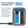 aMagisn AD13 2-slot Battery Charger Portable PD3.0/ PD2.0 Fast Charging Box Battery Charging Case