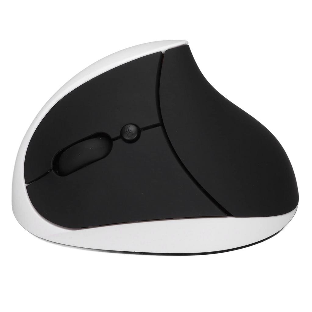 Wireless Vertical Ergonomic Wireless Rechargeable Optical Mouse with USB Adjustable for Left-Handed 2.4G Mouse, Left-Handed Mouse, Adapter, DPI,