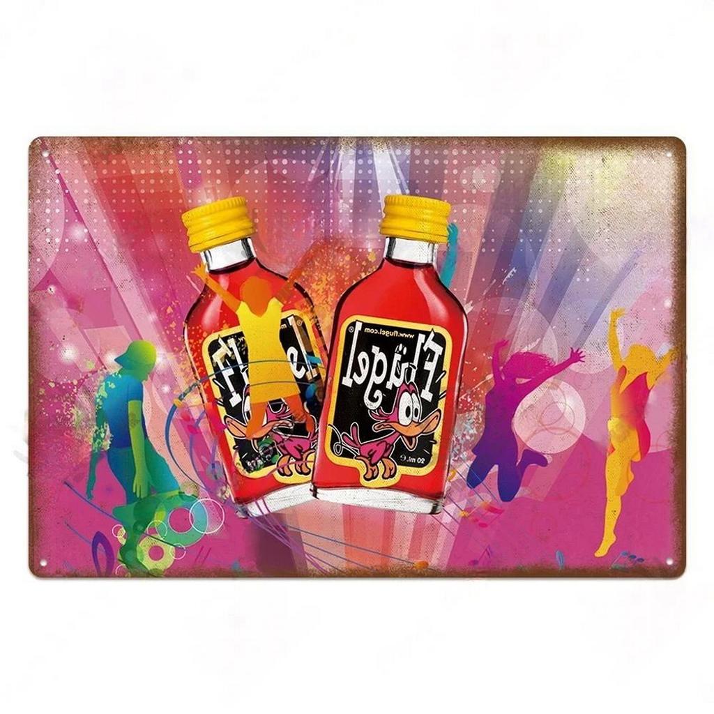 Metal Tin Signs Flugel Drinking Wall Decoration Plaque Vintage Art Poster Iron Painting for Man Cave Home Cafe Garden Club Bar