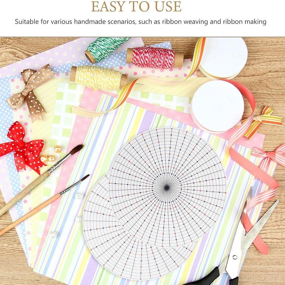 Large Template Ribbon Pleating Tool Round Rosette Making Tool DIY Ribbon Flowers  Ribbon Bow Making