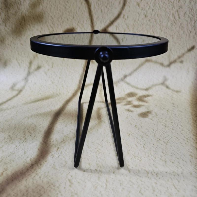 360 Degrees Rotate Iron Desktop Mirror Texture Ladies Makeup Mirror Creative Iron Mirror Strong Sense Of Style