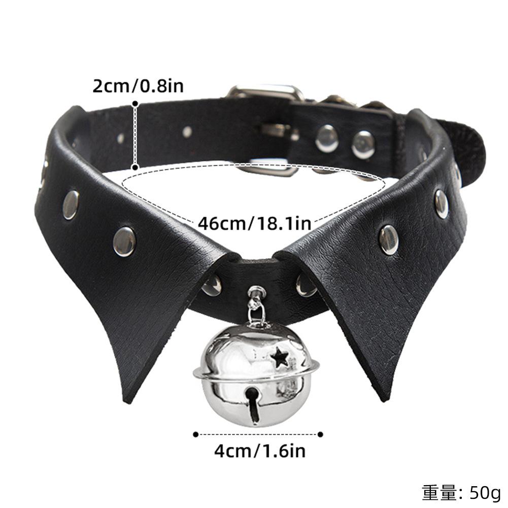 Cosplay Kragen Premium Punk Stil Kragen Glöckchen Halskette Choker Vielseitige Halskette