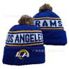 2026 Winter Warm Knit Hat Embroidered Sports Team Cap Men Women