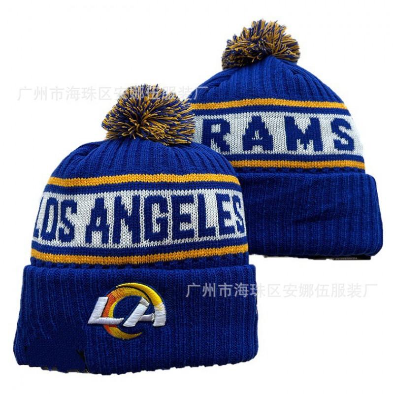 2026 Winter Warm Knit Hat Embroidered Sports Team Cap Men Women