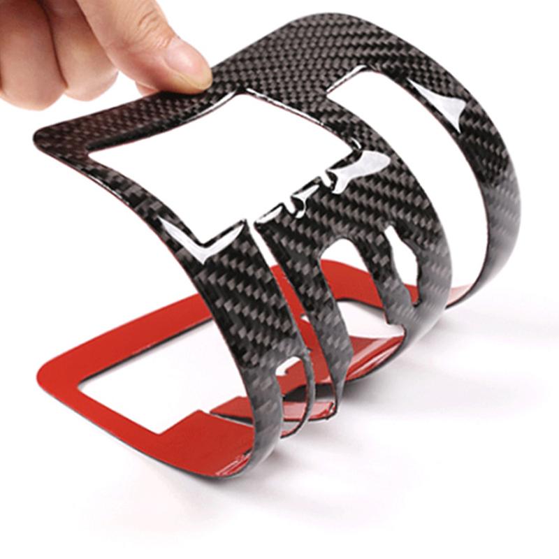 Carbon Fiber Sticker Car CD Air Conditioning Control Panel Cover Trim for Mercedes Benz A Class GLA CLA 2016 2017 2018