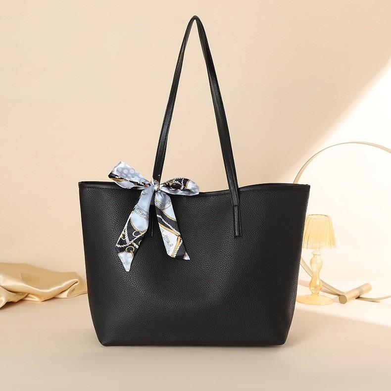 Bolso de Lujo para Mujer Bolsos de Diseñador Alta Calidad Piel PU Color Sólido Bolsos de Hombro para Mujer Gran Capacidad Bolso Tote de Compras