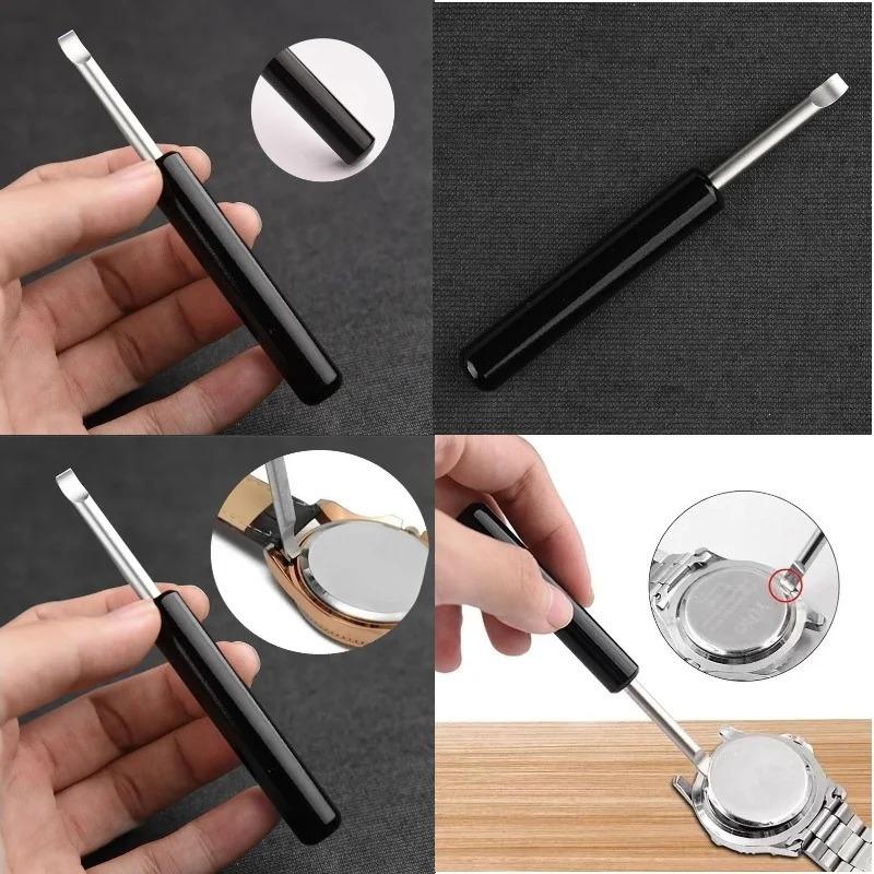 Metal Watch Prying Tool Back Cover Opener Strap Replacement Band Link Pins Remover Watchmaker Repair Kit