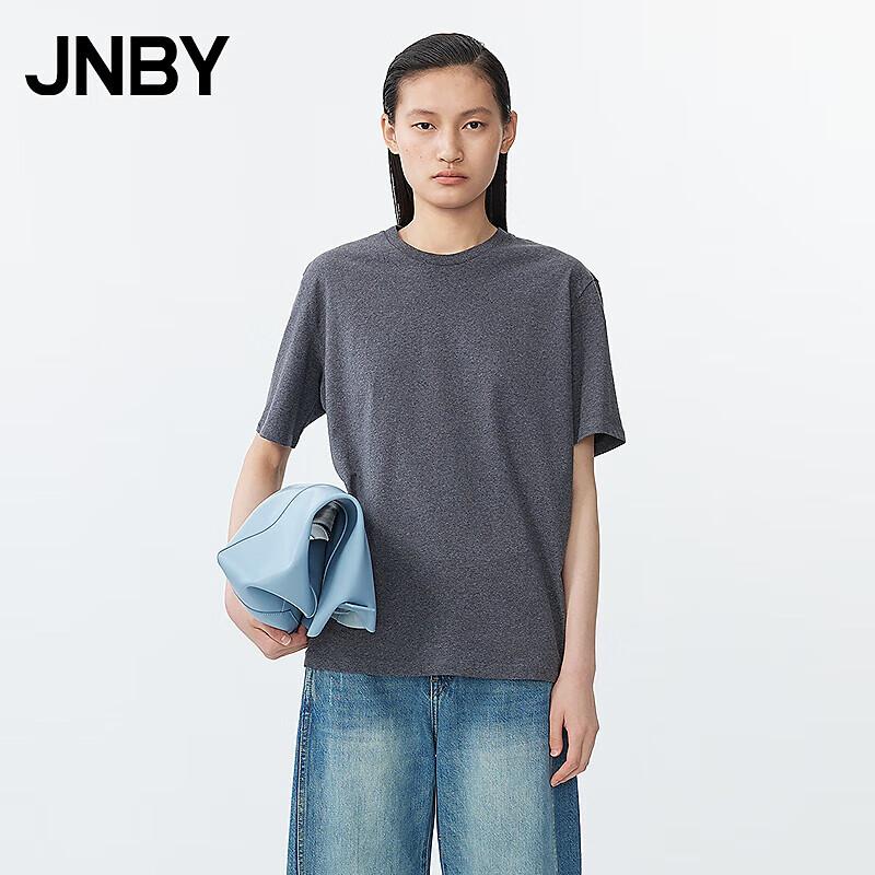 JNBY Women s Loose Fit Round Neck Cotton T-Shirt S