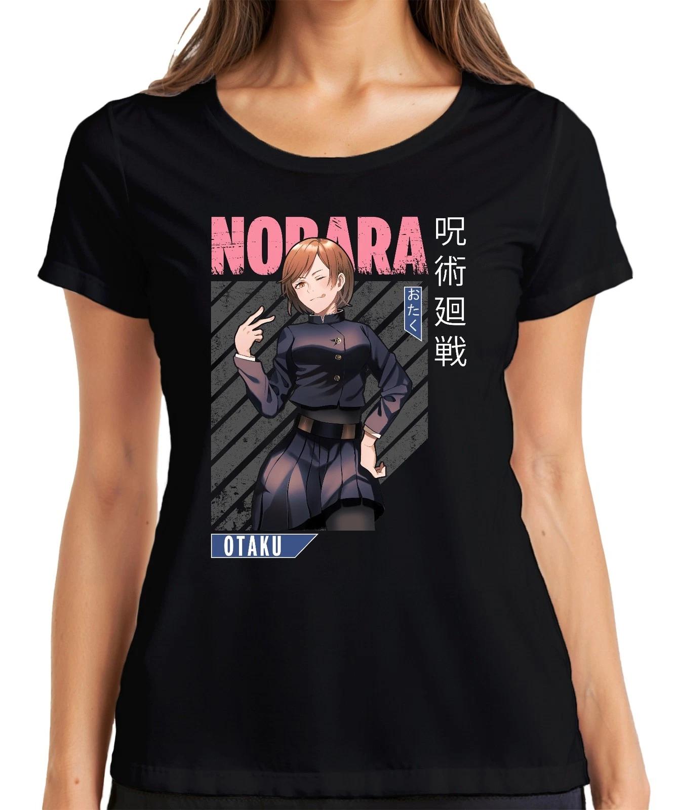 Nobara Jujutsu Kaisen Anime Ästhetik Otaku Geschenk Manga Vintage Damen T-Shirt XXL