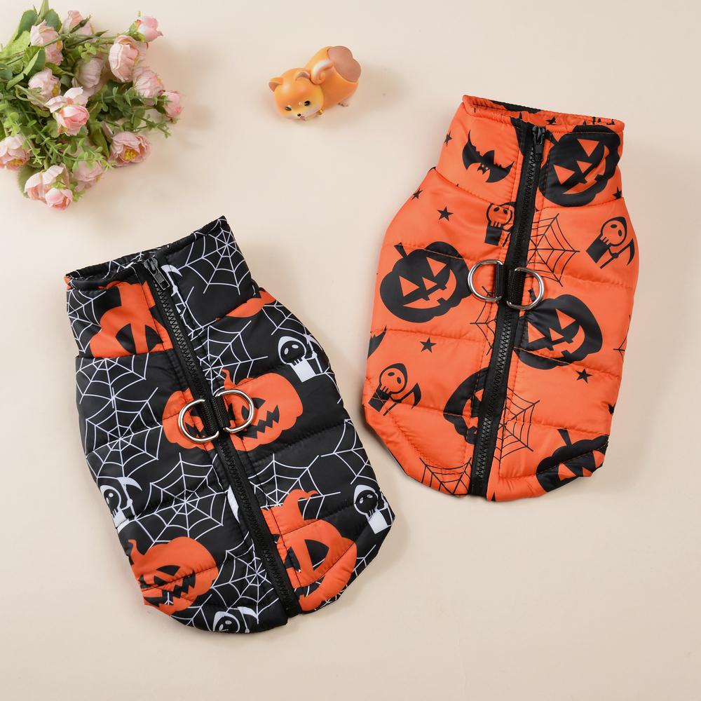 Halloween Pet Jacket Coat Funny Puppy Cosplay Vest Costumes Festival Party Gift For Small Medium Dogs Cats Chihuahua Yorkshire