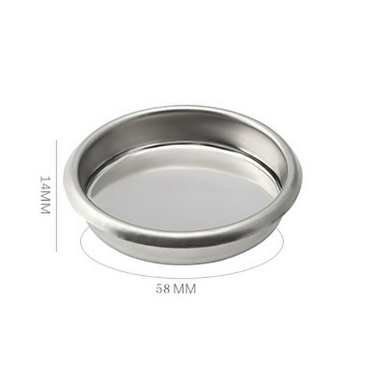 

High-Pressure 58/54mm Single-Layer Coffee Filter Basket with Multi-Pore Design for American Unpressurized Brewing.