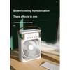 Humidificador Portátil 3 En 1 Ventilador Acondicionador de Aire Hogar Enfriador Pequeño Hidroenfriamiento Ajuste de Aire Ventiladores de 3 Velocidades para Hogar Oficina
