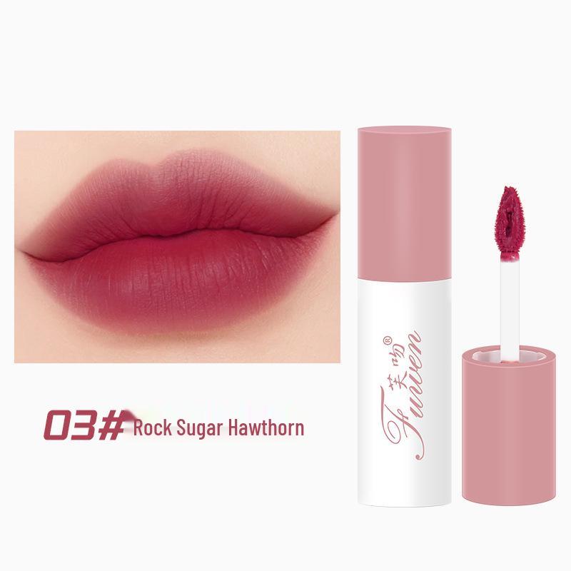 Velvet Matte Lip Mud Glaze: Lightweight, Moisturizing, and Soft Finish Lipstick 2.3g