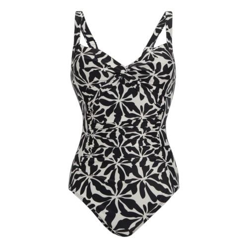 Regatta Womens/Ladies Sakari Abstract Floral Tummy Control One Piece Swimsuit