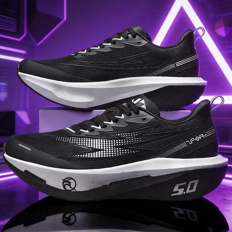 Running Shoes Men Athletic Carbon Board Speciality Marathon Breathable Lightweight Women'S Plush Comfort Athletic Nonskid Athletic Shoes