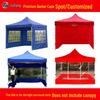 Square Folding Tent Side Wall with Transparent Window - Rainproof and Windproof for Street and Night Market Stalls