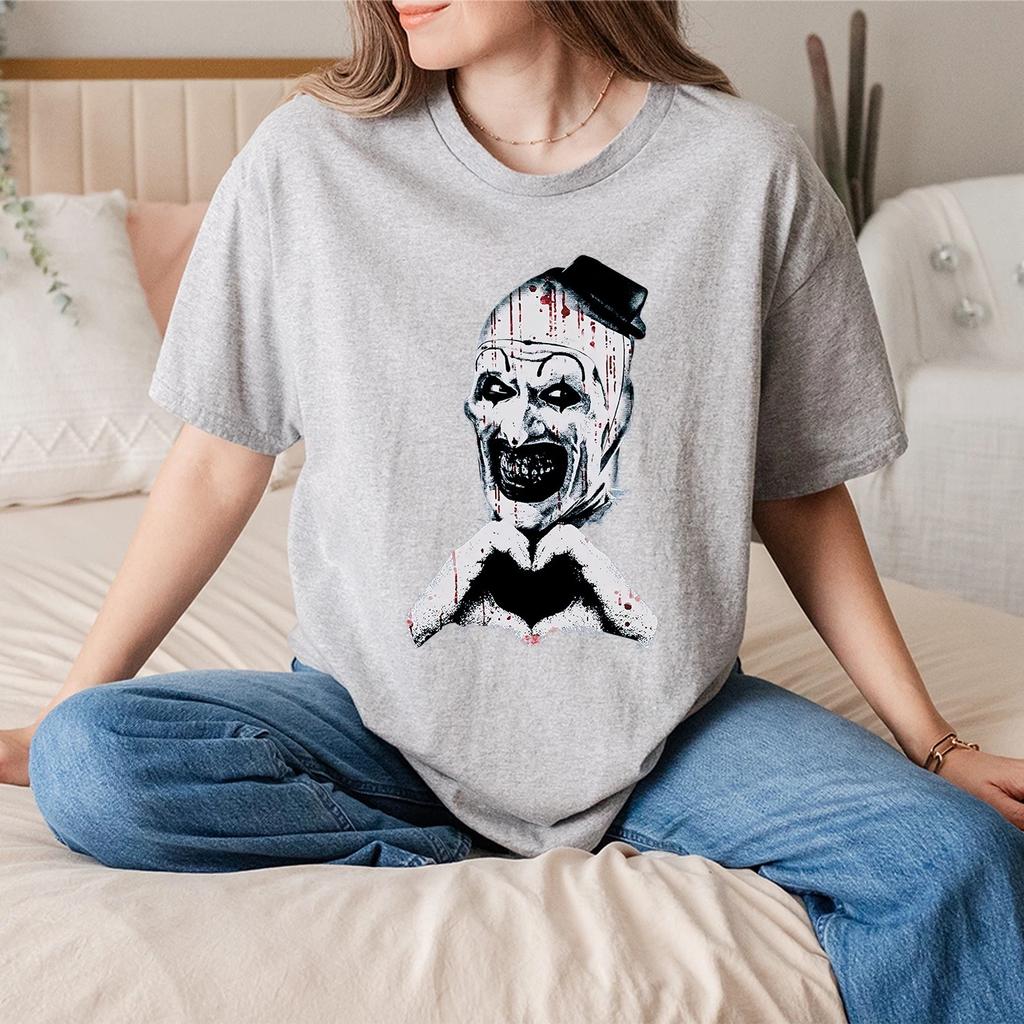 Art The Clown Terrifier Shirt, Scary Horror Clown Shirt - Multicolor High-end Luxury Is for Both Men and Women Top Y2k