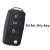 For VW Volkswagen Polo Golf Passat Beetle Caddy Lavida Sagitar Skoda A5 1pc TPU Car Key Case Cover Remote Key Protector