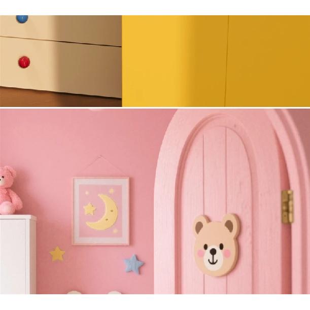 Zinc Alloy Door Lock Interesting Colorful Ceramic Ball Modern Simple Bedroom Silent Door Lock Indoor Wooden Door Handle