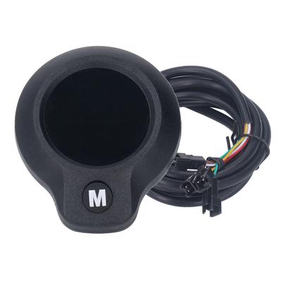 Electric Bike LCD Display Meter Multifunctional Electric Bicycle Scooter Display Meter with 6 Wires