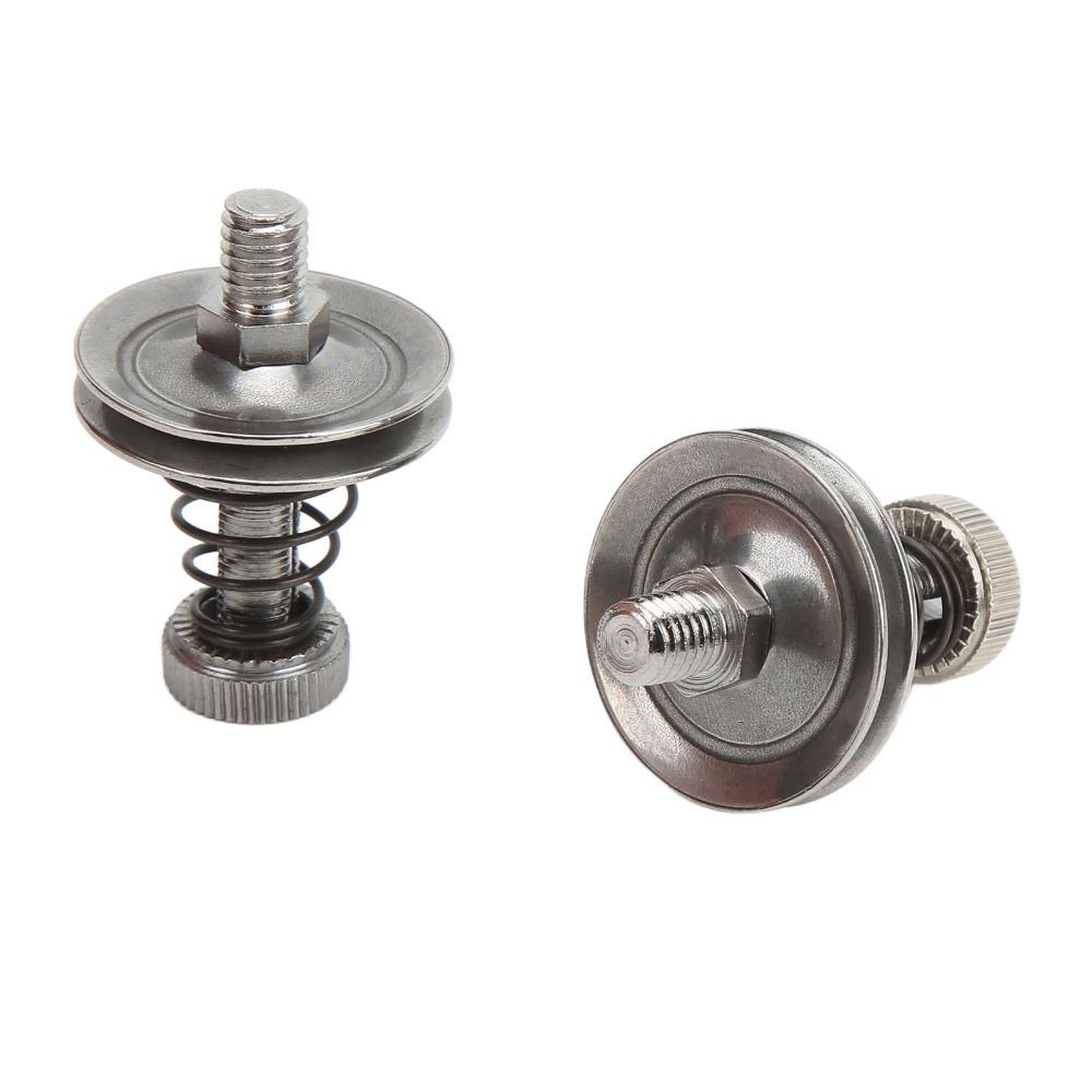 2pcs 1.4x0.4in Sewing Tensioner Stainless Steel Thread Regulator Replacement Kit Machine Repair