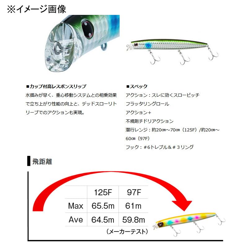 Daiwa Seabass Lure Morethan Cross Counter 125F CA Pink Sand Candy