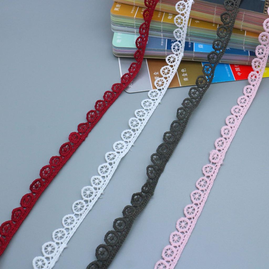 Water Soluble Lace Milk Silk Barcode Embroidery Flower Wedding Dress Home Soft Furnishings Lolita Accessories