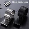 Elastyczna Rozciągliwa Metalowa Bransoleta Zegarkowa 22mm dla Huawei dla Samsung Galaxy Uniwersalny Pasek Rozszerzany Stal Nierdzewna Akcesoria do Bransolet