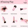 Soft Makeup Brush Vibrator 10 Vibrating Modes Silicone Bullet Vibration Nipple Clitoris Massager Stimulator Sex Toys for Women