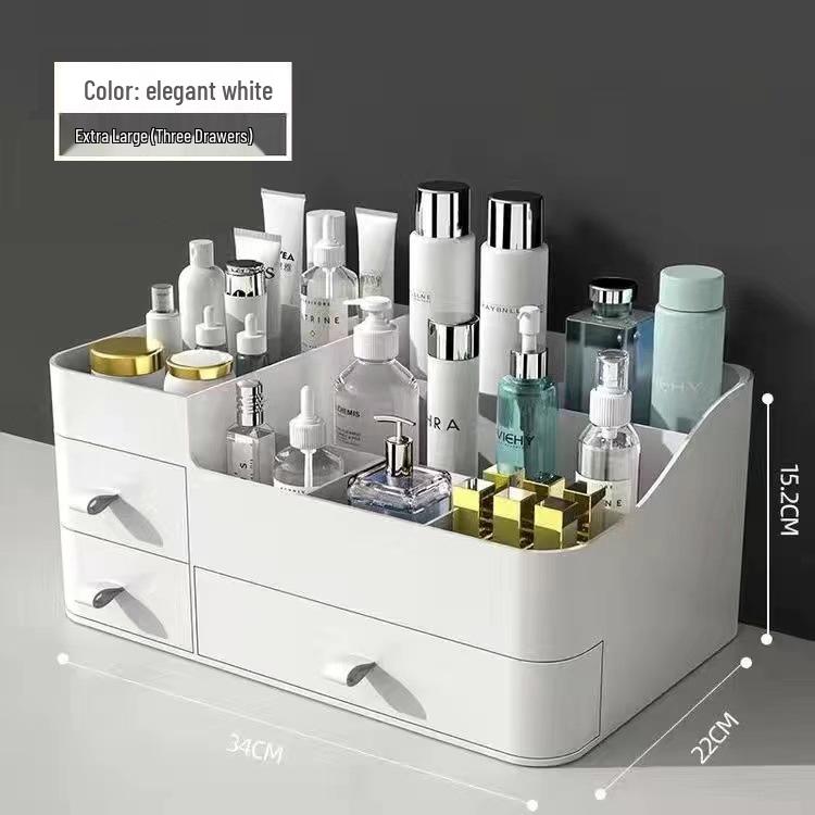 

Настільна косметична коробка для зберігання з шухлядою