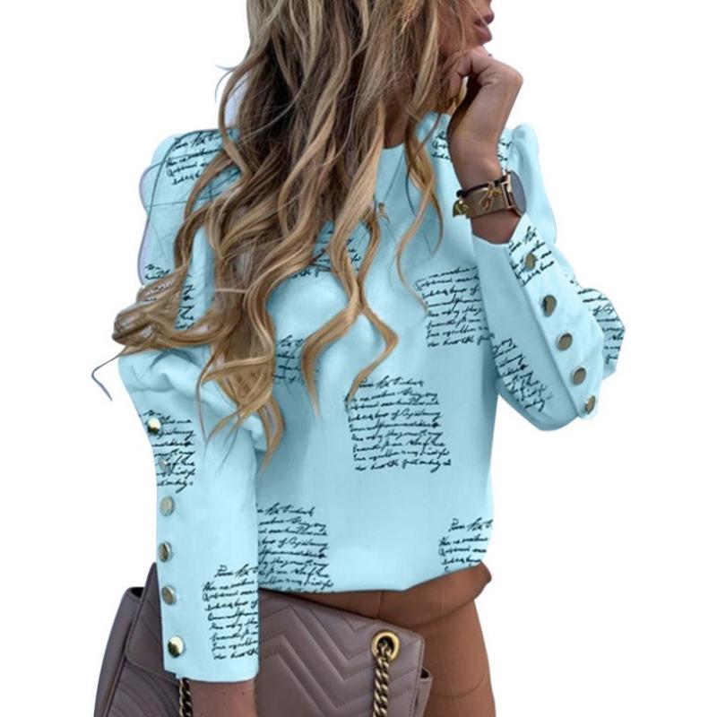 Fashion Long Sleeve Button Pineapple Printed Shirt Women Elegant Round Neck Casual Blosue Women Clothing Simple Vintage Office Lady Tops 24194