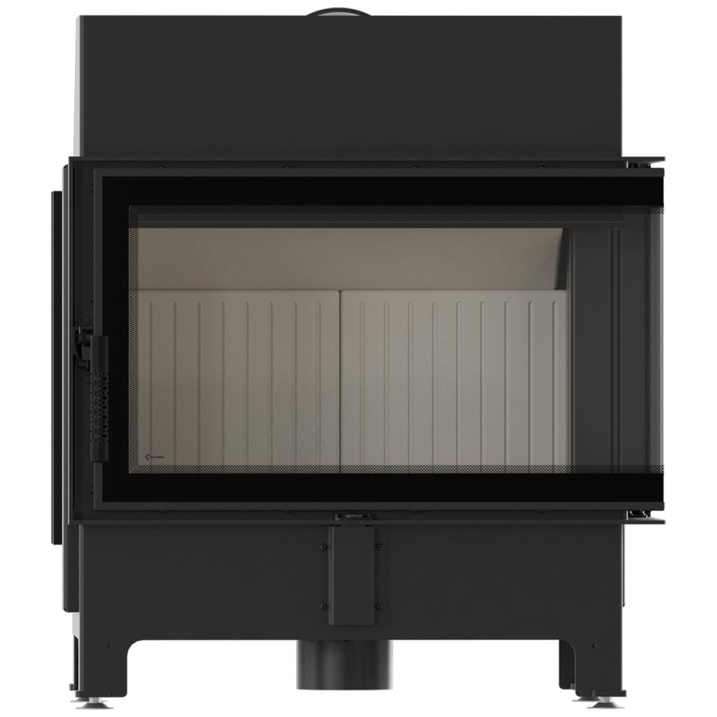 Fireplace KRATKI ZIBI ECO 9.9 kW Ø 180 right corner