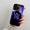 alan walker Phone Case For iPhone 17,16,15,14,13,12,11 Plus,Pro Max,XS,Colored Silver Plated Inside Cover