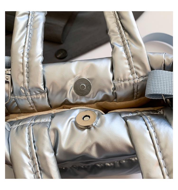 Dames Gewatteerde Katoenen Crossbody Tote Tas