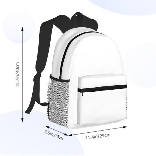 Men'S And Women'S Bags, College Students' Schoolbags, Fashion And Leisure Backpacks, D-Made Printed Bags, Spine Protection And Burden Reduction